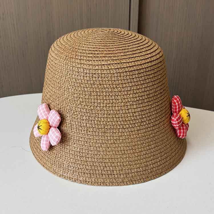 Small fresh seaside vacation beach hat summer travel sun protection sun hat women's big eaves anti-ultraviolet sunshade straw hat
