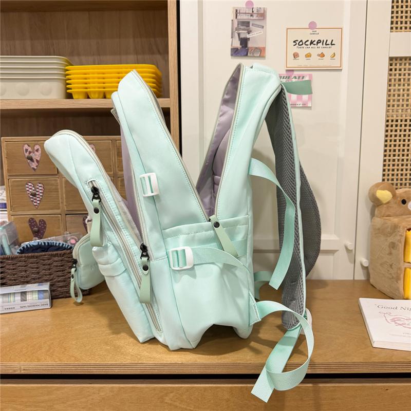 Women's Large Capacity Backpack Student's Lightweight Schoolbag
