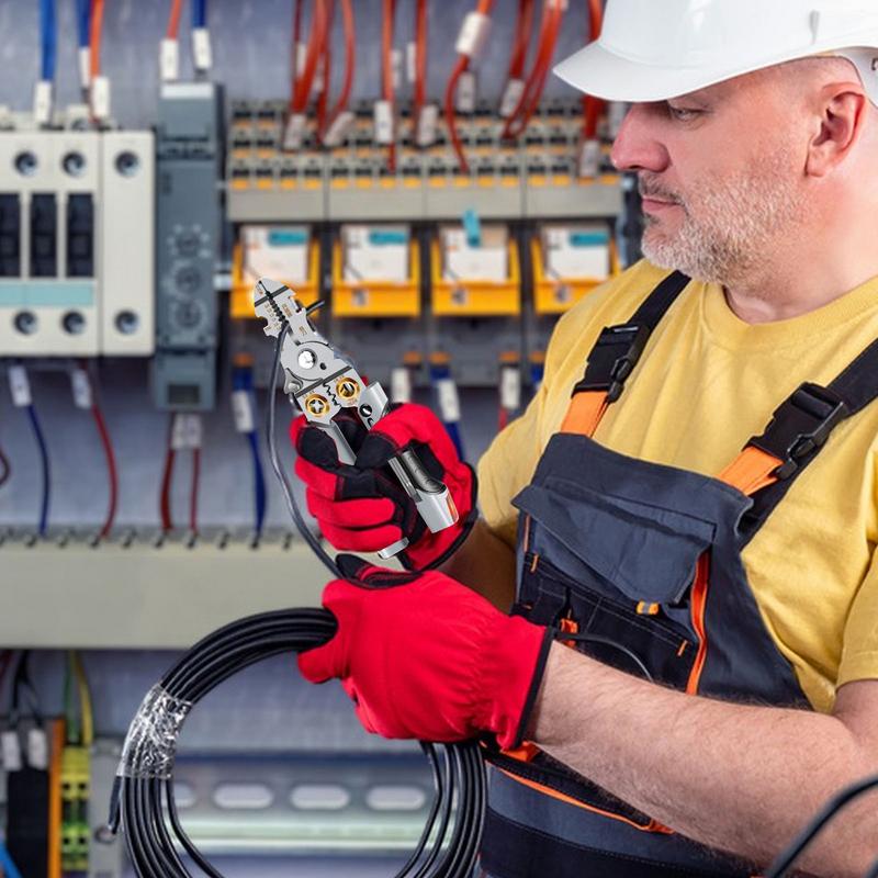 Multifunctional Wire Stripping Pliers Electrical Wire Stripping Tool Multi-purpose Professional Wire Stripping Tool Wire france