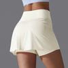 Auroth Women Sports Short Skirts With Porkets Elastic Push Up Yoga Sports Skirts Black Summer Girl Skirts