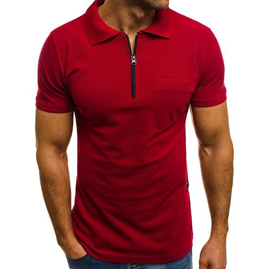 

Spring and Summer Simple Men s Solid Color Lapel Casual Short Sleeved T-shirt POLO Short Sleeved Shirt XXXXXL білий