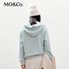 MO&Co. Women's Cotton Hooded Pullover Sweatshirt