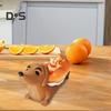 Dachshund Tray Reusable Hot Dog Tray Dachshund Shaped Dish Tray Food Plate Dinner Tray for Sandwiches Snacks