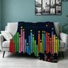 Mario Printed Flannel Blanket, soft throw for bedroom sofa, washable, Christmas present, great gift.