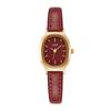 Fashion Trend Ankola Red Belt Watch Niche High-End Red Quartz Women'S Watch Retro Simple Watch