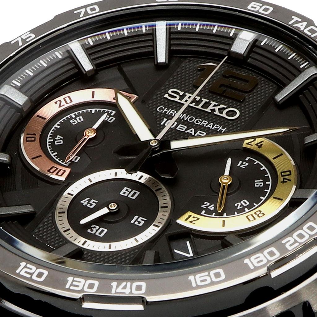 SEIKO SSB349P1 Watch, Chronograph, Tachymeter, Men's [ d]