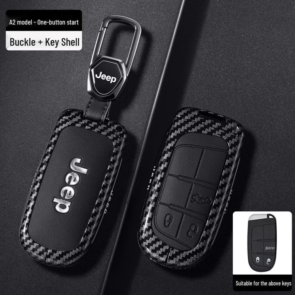 Jeep Key Case for Grand Cherokee, Renegade, Compass, Commander, and Cherokee