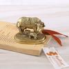 Neue Messing Heilige Kamdhenu Kuh und Kalb Skulptur, Standard, 1 Stück
