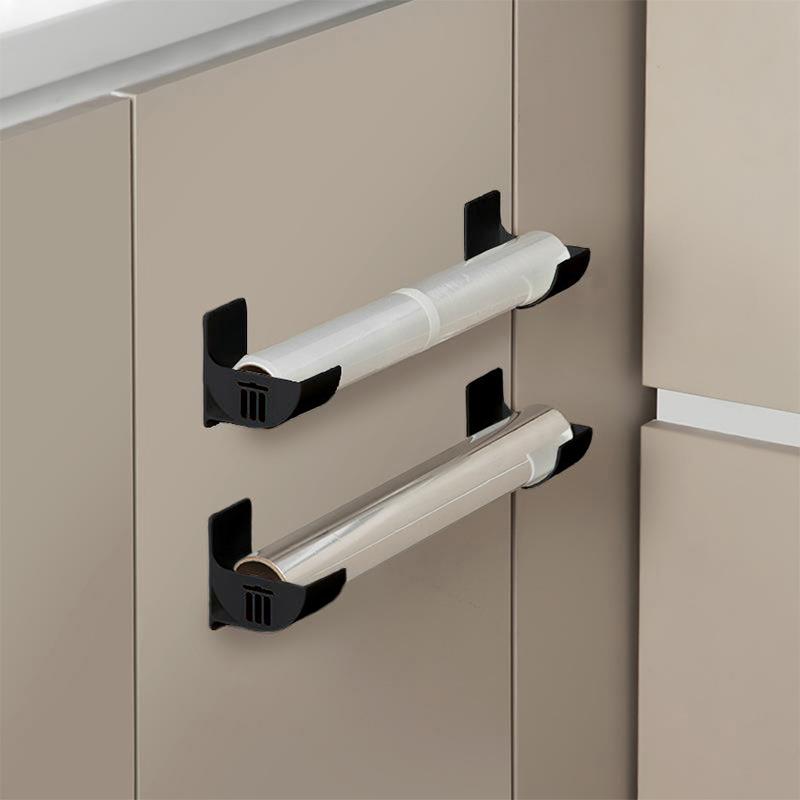 4 Pcs/set No-drill Kitchen Storage Racks Multi-functional Plastic Organizers For Placing Umbrellas Trash Bags Kitchen Storage