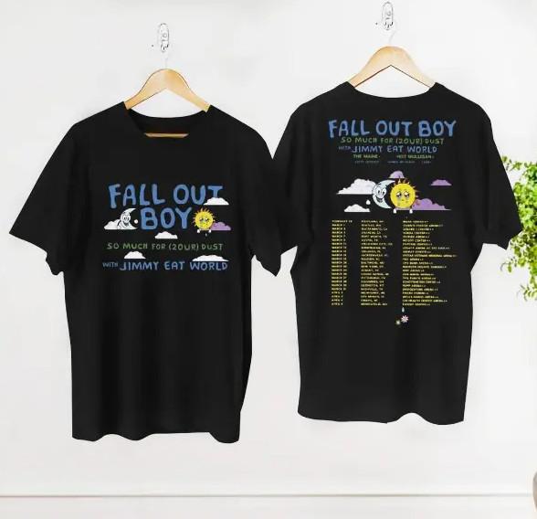 Fall Out Boy Concert Tour 2026 T-shirt Fall Out Boy Band So Much For 2our Shirt S