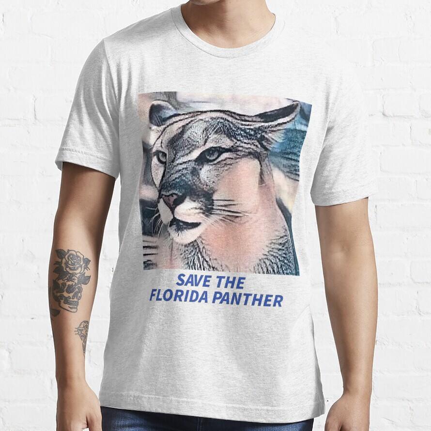 Save The Florida Panther Graphic T-shirt Size S-5XL XXXL