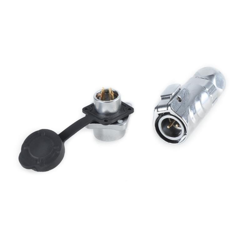 LP12 with LP13 Socket Fast Screw Locking Aviation Connectors For Industrial LED Lights Multiple Functional