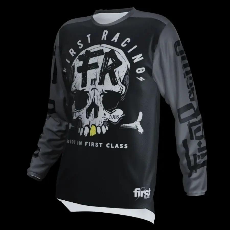 

Spring and Autumn Round Neck 3D Skull Graphic Printed Top Fashionable Casual Sport Long Sleeved Men s T-shirts 5XL