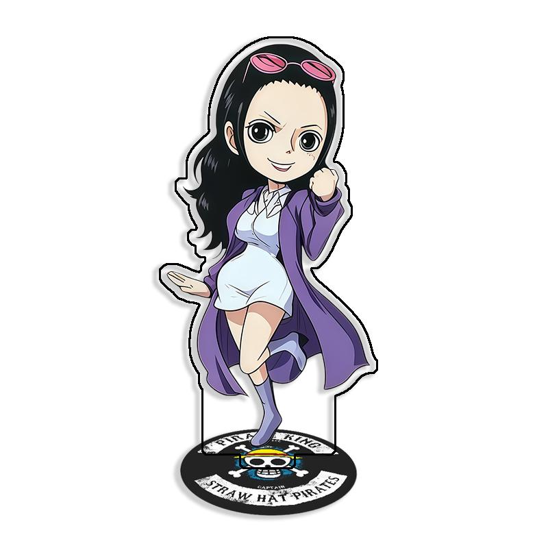 Standing Sign for OPCG OP Buggy Sabo Boa Hancock Smoker Self Made Cartoon Anime Game Desktop Decoration Toy Fans Gift 15cm