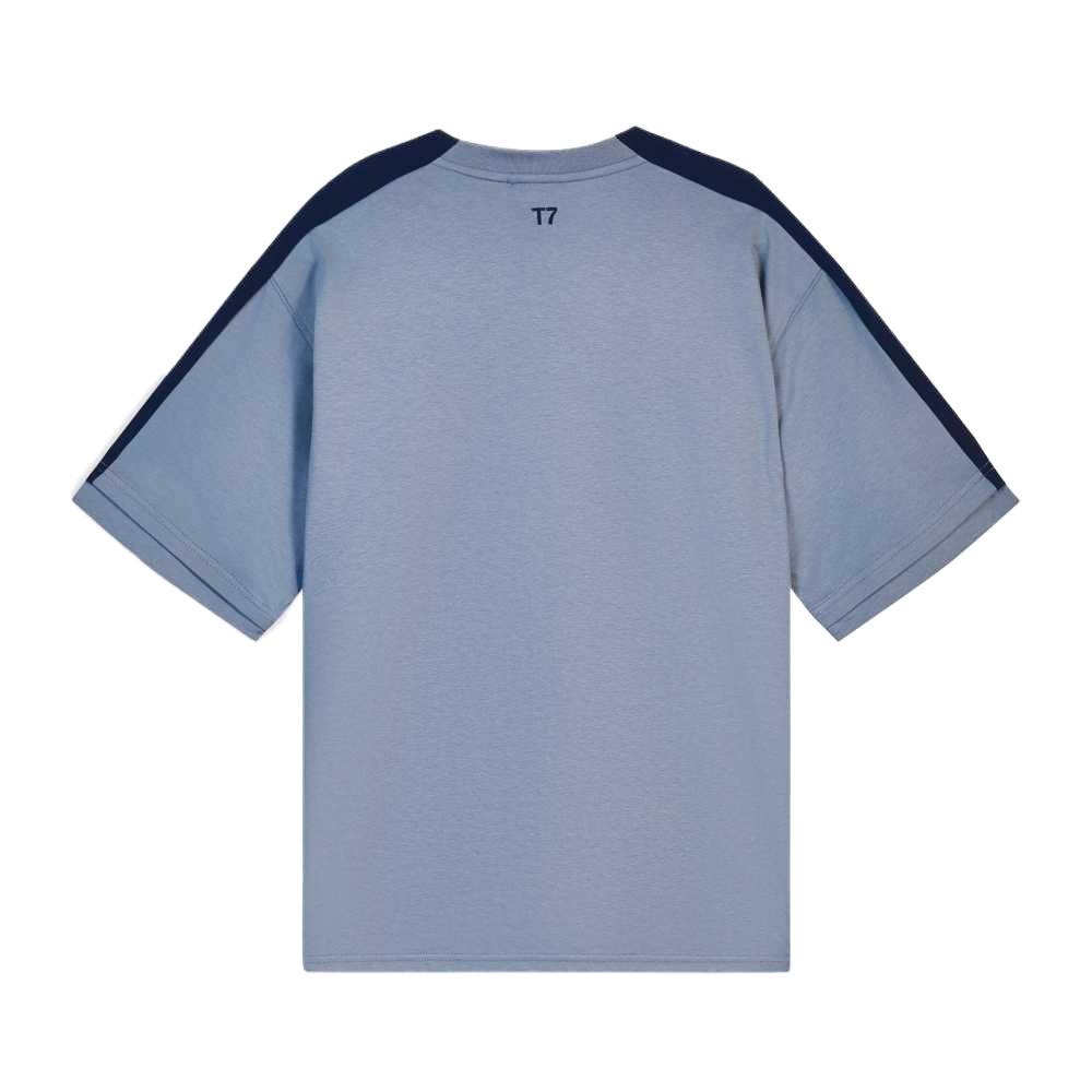 Puma T7 Color Block Crew Neck T-Shirt Unisex Tops 636247-65