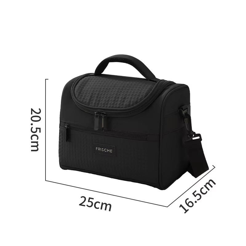 8.5L Large Capacity Tote Cooler Lunch Bags Portable Handheld Outdoor Picnic Office School Insulation Bag with Shoulder Strap