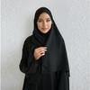 Muslimisches Abaya-Gebetskleid, einteiliges Kapuzen-Smoking-Ärmel, islamische Kleidung für Damen, Jilbab, Dubai, Saudi-Arabien, schwarze Robe, türkische Bescheidenheit