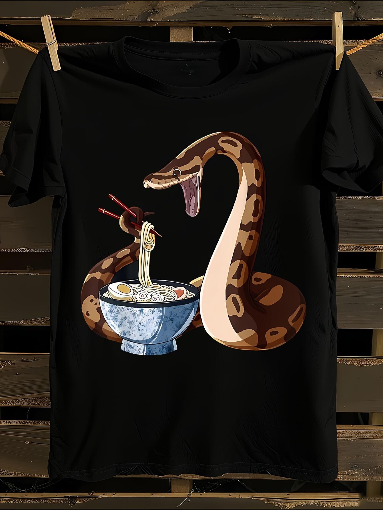 s Anime Tshirt Anime-Inspired Kawaii Ramen Snake Ball Pyt... XXL