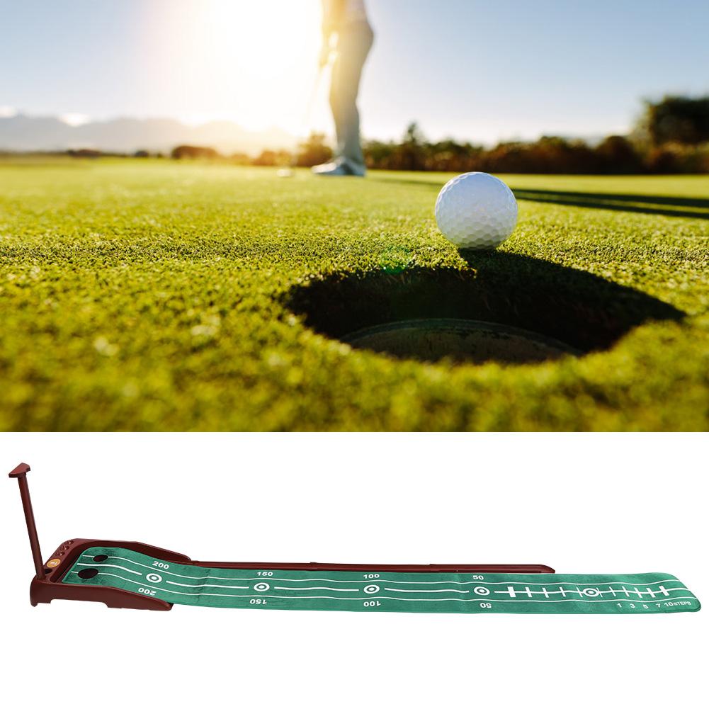 Indoor Foldable Golf Putters Putting Trainer Set Training Equipment for Practicing