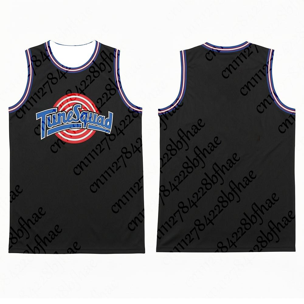 Space Jam Tune Squad Movie Basketball Jersey Retro Breathable Quick-Dry Men's And Women's Athletic Sport Tank Top for Children