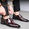 Men's Bright Business Suits Colorful Leather Shoes Hair Stylist Trendy Shoes New Best Man Shoes Patent Leather Nightclubs British Pointed Shoes