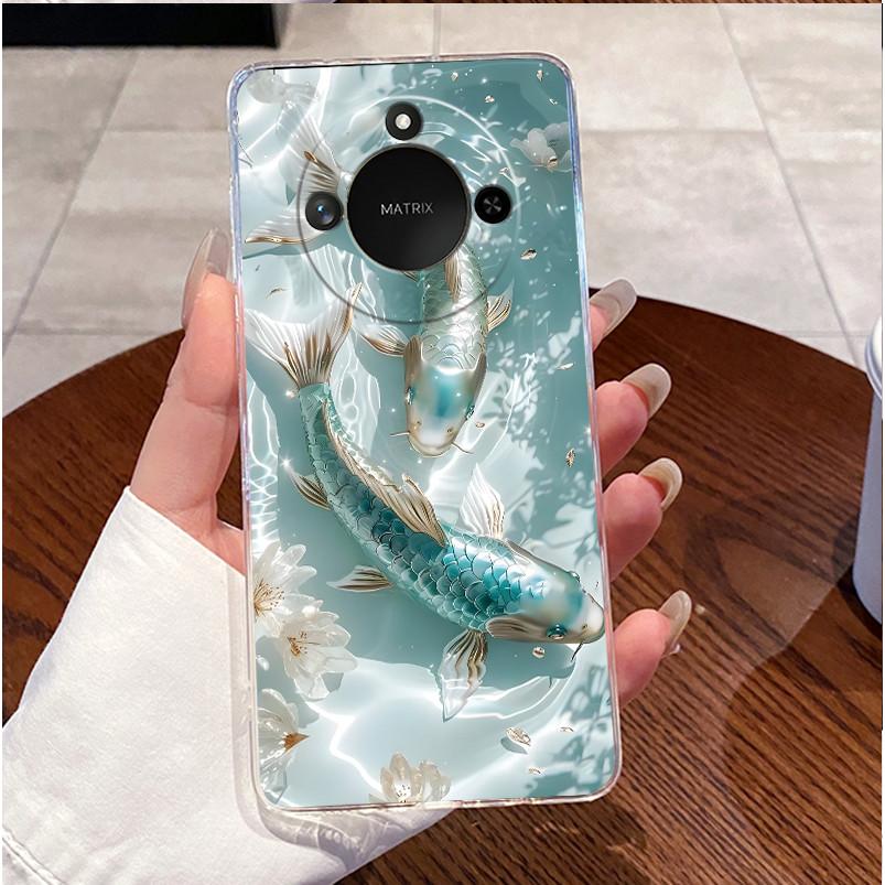 For Honor X9C Smart 5G Casing Clear Luxury Cute Love Rabbit Funny Cool TPU Soft Silicone Phone Case HonorX9C Smart 5G Back Cover