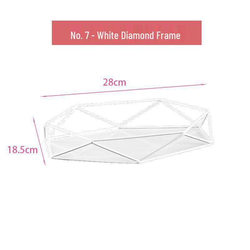 Wrought Iron Cake Stand: White Dessert Table Centerpiece for Weddings and Buffets