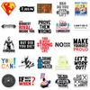 50Pcs/Bag Motivational Stickers Adorable Appearance Ornamental Anti-fade Convenient Inspirational Cup Vinyl Stickers Gym Decor