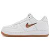Air Force 1 Jewel Color of the Month - White Bronze Men Sneakers Gum-Light-Brown FN5924-103