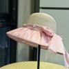 Spring and summer new breathable pearl fisherman hat for women, fashionable face-shading sun protection hat, UV protection sun hat