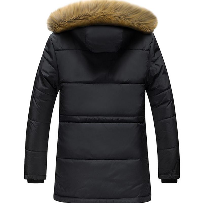 Heren Winterjas JasPlus Size 7XL Dikke Warme Winterparka Heren Fleece Capuchon Militaire Cargo Jassen