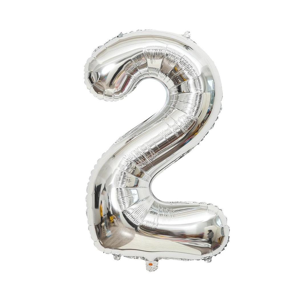 Globos de Aluminio con Número de 40 Pulgadas (EE. UU.) - Decoración de Fiesta