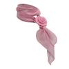 Detachable Silk Scarf Thin Floral Chiffon Scarves Fashion Neck Cover  For Women Lady Girls Female