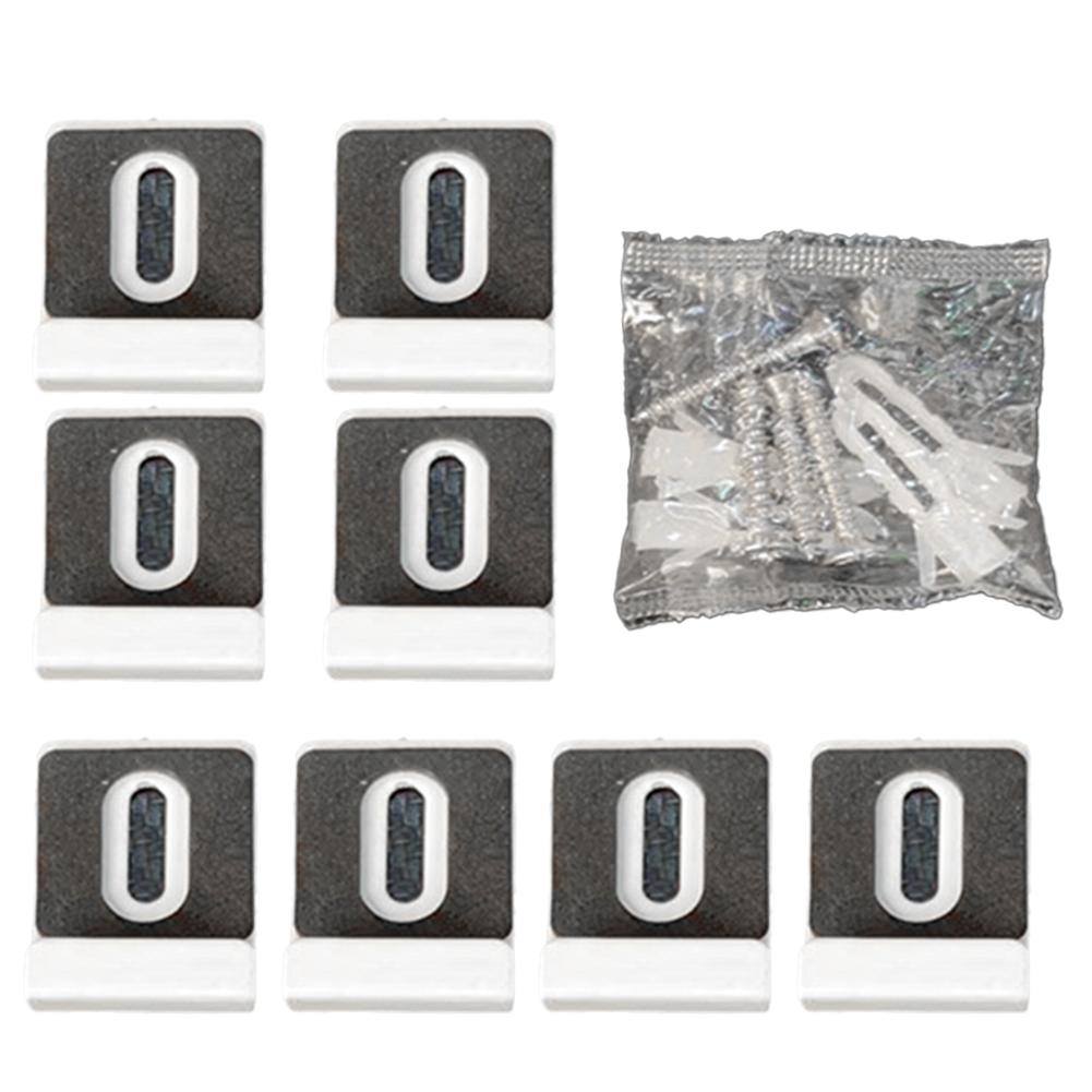 

Stainless Steel Mirror Clip Set 8PCS Kit for Wall Mounted Mirrors Art and For Advertising Displays Easy to Use China Mainland