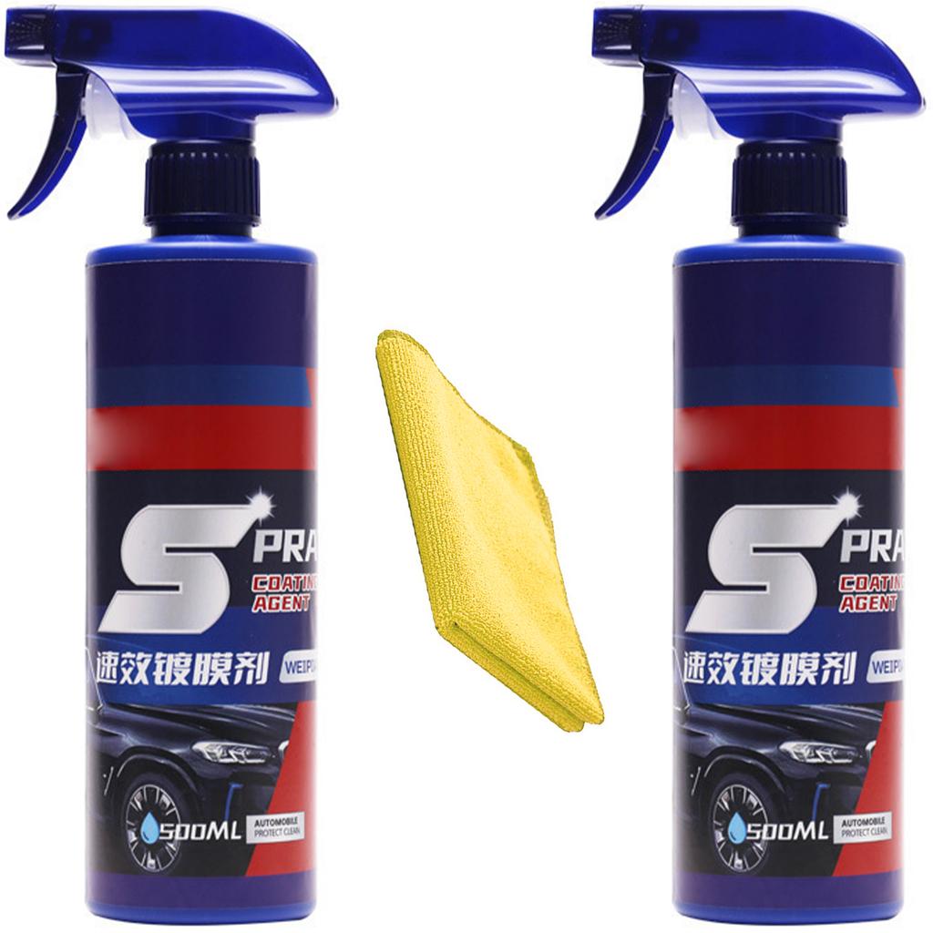 2PCs Car Surfaces Renewal Sprays Auto Coating Formula Automotive Paint Restorer Liquid Vehicle Surfaces Coating Liquid