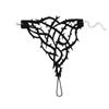 Fashion Double-sided Velvet Gothic Bracelet Black Fashion Jewelry Black Thorn Bracelet Adjustable Spider Web Bangle Party