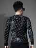 European Goods 2025 Autumn and Winter New Casual Knitwear Men's Round Neck Trendy Brand Printed Knitwear Long-Sleeved Knitwear for Men