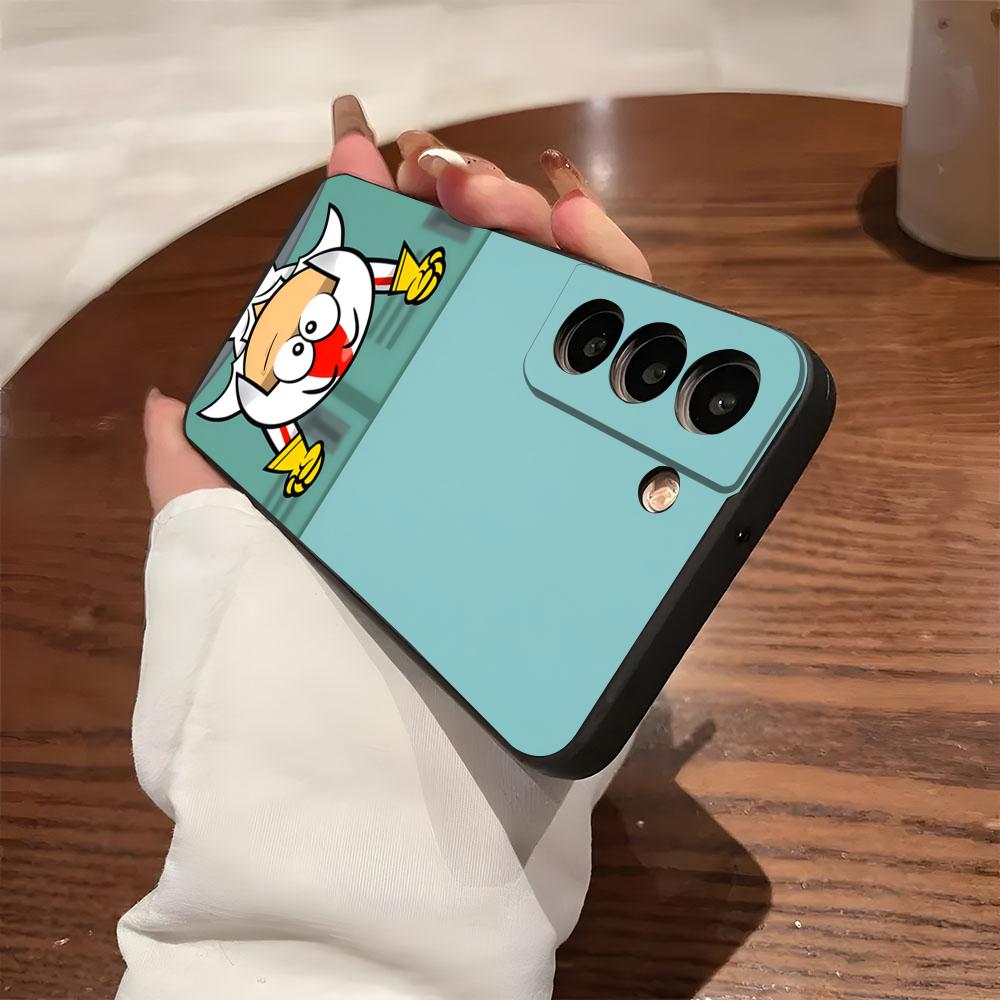 Cute Kick B-Buttowski Phone Case For Samsung S26 S25 S24 FE S23 S22 S21 Plus S20 Ultra Note20Ultra Black Soft Shell