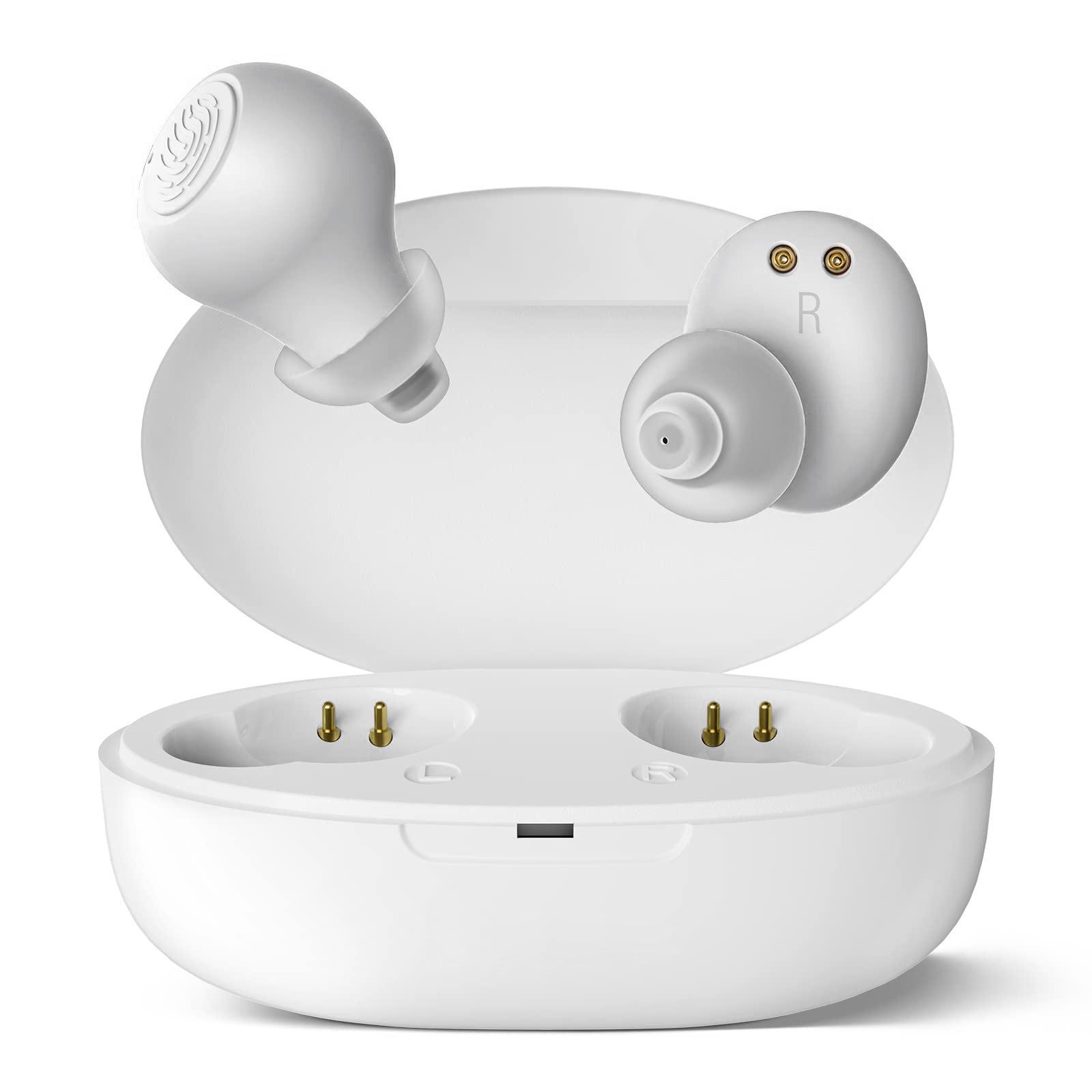 Перезаряжаемый 16-канальный внутриушной слуховой аппарат для пожилых людей, TWS усилитель и собиратель звука English Version