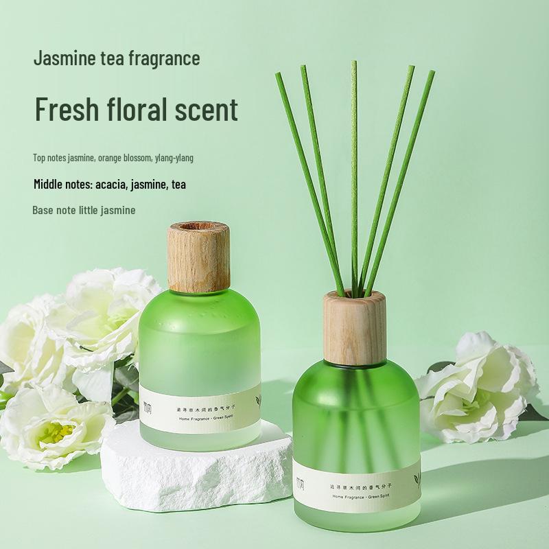 Jasmine Scented Flameless Aroma Diffuser for Home - Long-lasting Air Freshener for Bathroom, Bedroom & Living Room