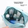 ToMill Travel Toiletry Bag for Men And Women, Portable Business Trip Toiletry Kit, Outdoor Makeup Bag, Toiletry Organizer, Mint Gree