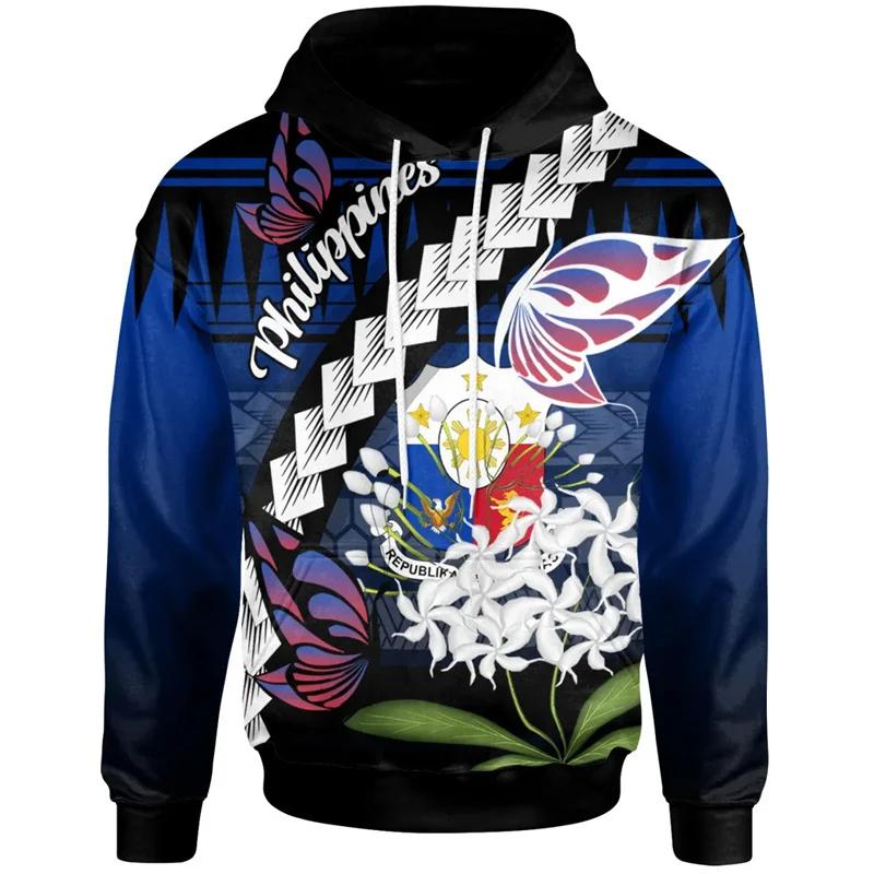 Men's Fiji-style 3D Flag-print Hoodie long-sleeve Pullover with Graphic Print A Comfortable Trendy Choice for Autumn WinterUnisex Woman's