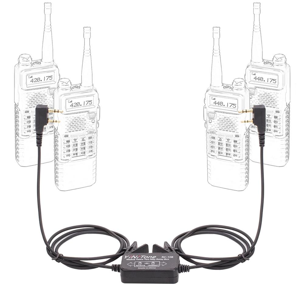 2Pin K-Type Two Way Relay Walkie Talkie Repeater Box For Baofeng Wouxun Puxing