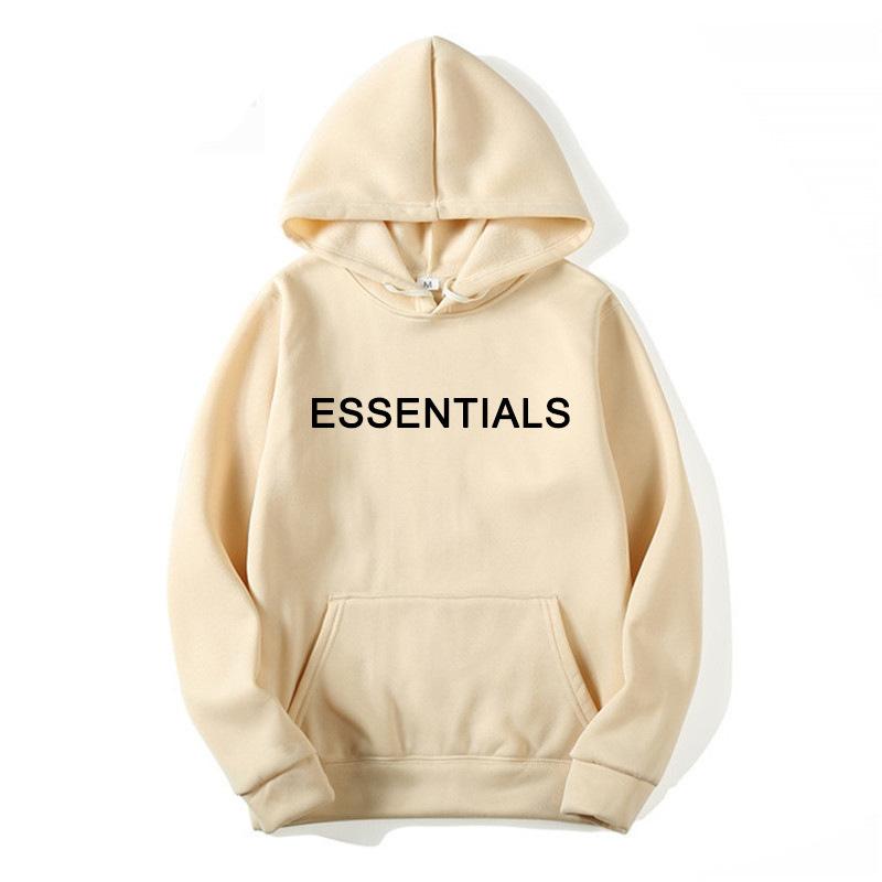 Giacca Essentials a Doppia Linea Primavera e Autunno Felpa da Uomo e Donna Felpa Casual Larga Oversize Y2k Marca Trendy Abbigliamento Femminile Maschile