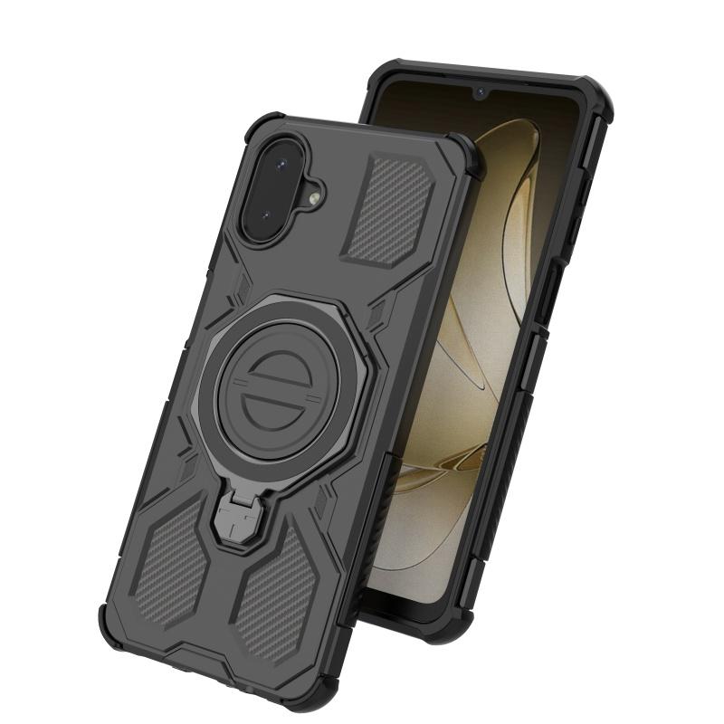 Etui Pokrowiec na Samsung A07 Samsung Galaxy A07 Capas Bumper na Telefon Odporny na Wstrząsy Atrakcja Adsorpcja Uchwyt Pierścieniowy Fundas Samsung A07