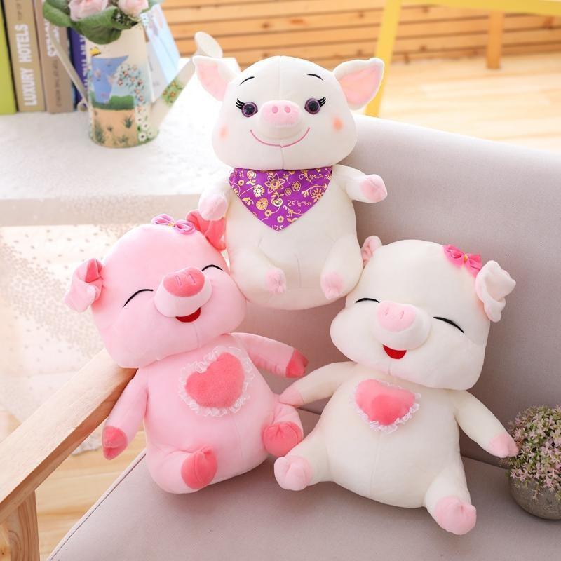 Soft Sweet And Pig Plush Toy Ideal For Children Birthday Presents Cuddles And