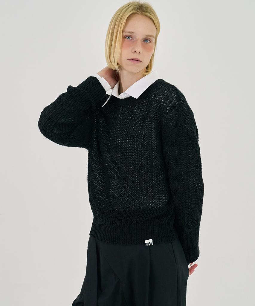 RAVEROUS Hazzi Cotton Knit Black