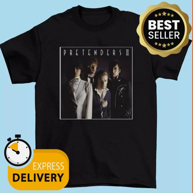 The Pretenders Band Pretenders II T-Shirt Unisex Cotton 2XL