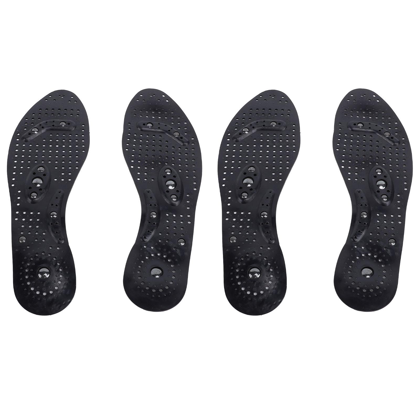 

2 пары резиновых стелек с противоскользящей подошвой, вставки для обуви, для ходьбы