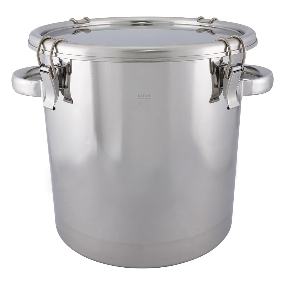 Nitto Nerezová nádrž Kónická Sponový uzávěr Typ Uzavřená nádrž 25L (s víkem)